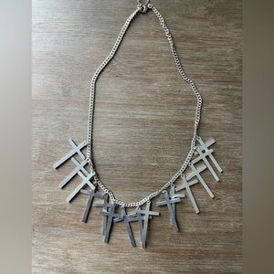 Silver Cross Necklace